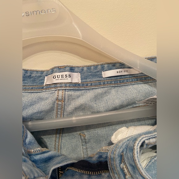 Vintage Guess Boy Fit Distressed Cropped Jeans - Picture 3 of 4